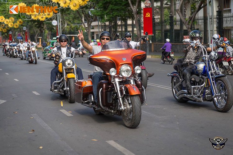 Dan xe khung Harley-Davidson ram ro 